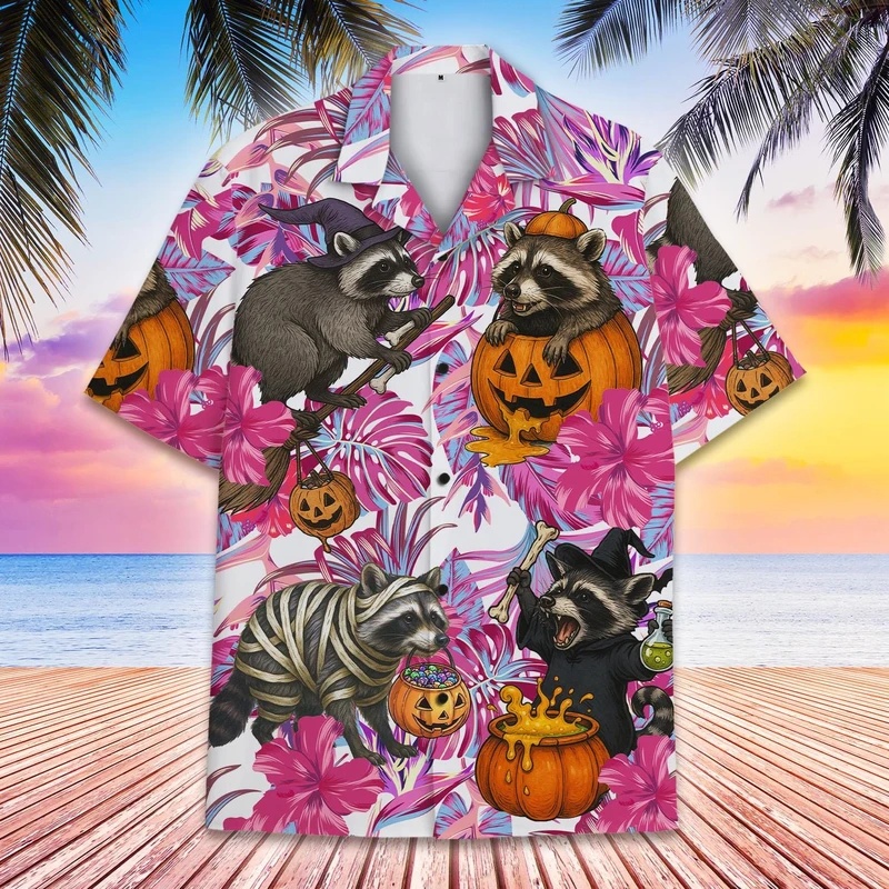 Vintage Hawaiian Floral Shirt - Camisa de Verano para Hombre con